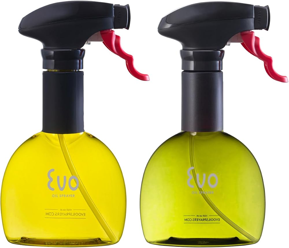 Evo Mini Oil Sprayer Set — 8 oz (Yellow and Green)