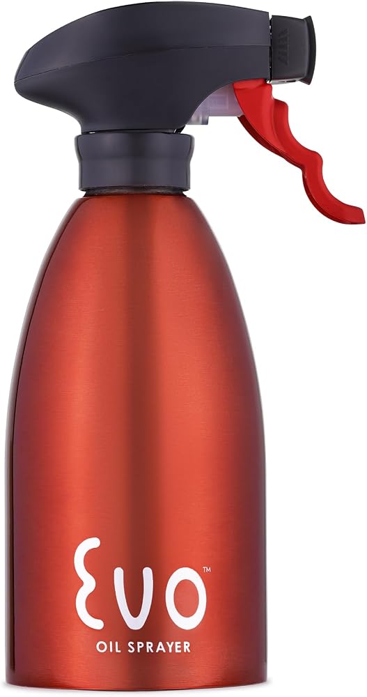 Evo Stainless Oil Sprayer — 16 oz (Red)